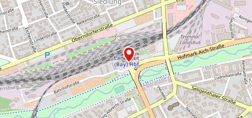 Burger King Landshut Bahnhofsplatz on map