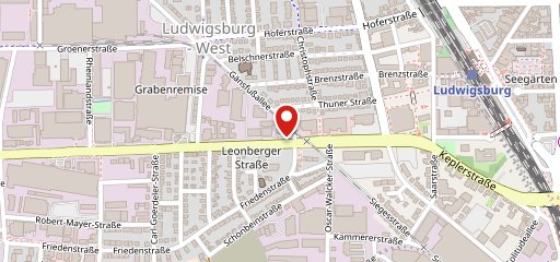 Burger King Ludwigsburg sur la carte
