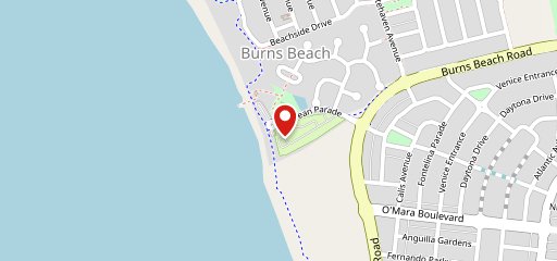 Sistas Burns Beach Cafe & Restaurant en el mapa