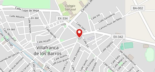 Café Bar Manzano on map