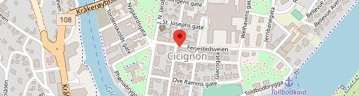 Café Cicignon en el mapa