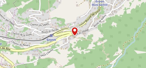 Café des Alpes Gryon auf Karte