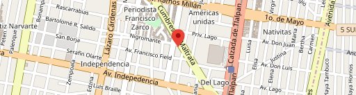 Café El Arbolito en el mapa