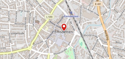 Cafe Extrablatt, Emsdetten en el mapa
