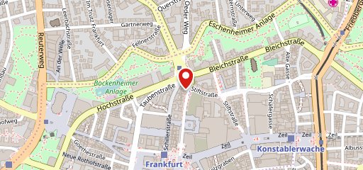 Cafe Extrablatt Frankfurt Eschenheimer Tor on map