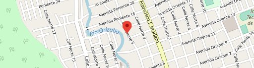 Casa Jardín Orizaba on map