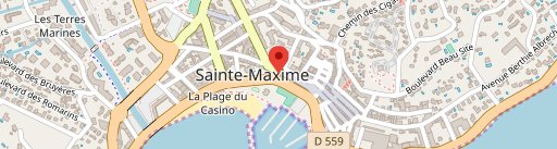 Café Maxime sur la carte