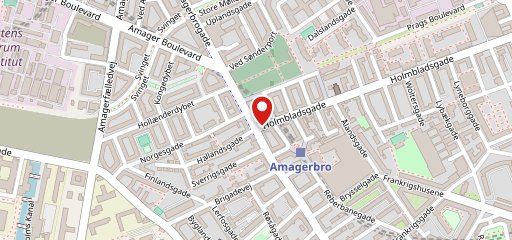 Café Risico Amager en el mapa