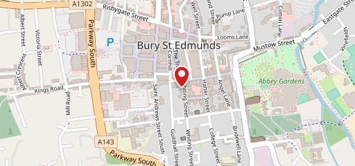 Café Rouge - Bury St Edmunds on map