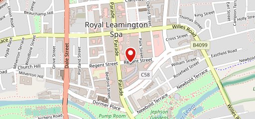 Café Rouge - Leamington Spa on map