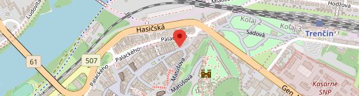 Café Sládkovič auf Karte