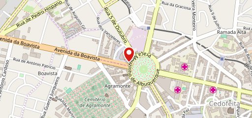 Café Casa da Musica en el mapa