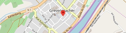 Café/restaurant des sports Grevenmacher en el mapa