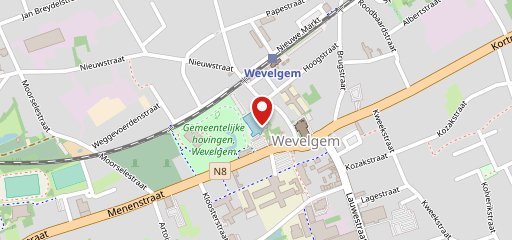 Cafetaria zwembad Wevelgem en el mapa