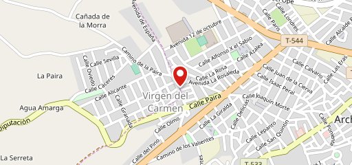 Cafetería-Bar Doramas en el mapa