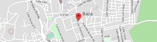 Cafetería Colombia Baza en el mapa