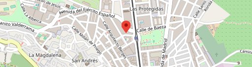 Cafetería restaurante Batallas en el mapa