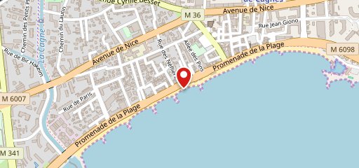 Cagnes Sur Mer на карте