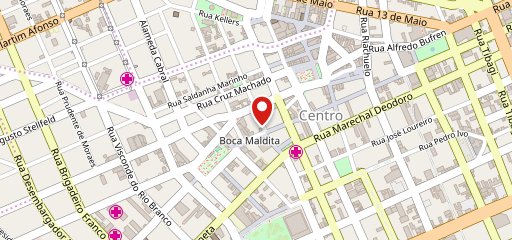 Restaurante Calçadão CWB no mapa