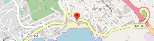 Calypso resto bar- Cala Major en el mapa