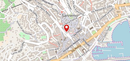 Osteria Camelot Sanremo sulla mappa