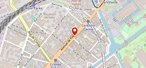 Le Restaurant Campanile Paris la Villette on map