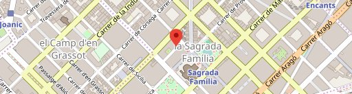Can Pizza Sagrada Família en el mapa