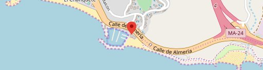 Candado Beach Restaurante, bodas y eventos en Málaga en el mapa