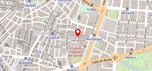 Cannibal Raw Bar Madrid на карте