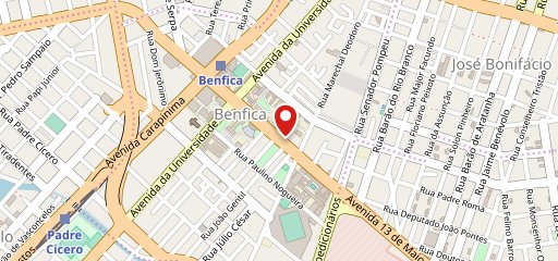 Restaurante Acadêmico no mapa