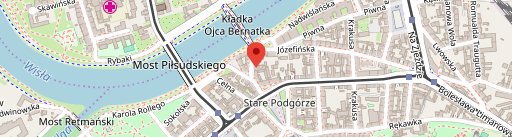 Pizzeria z dowozem Capri New Kraków Podgórze на карте