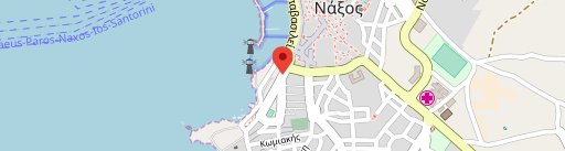 Caramella Naxos on map