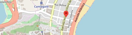 Casa das natas Copacabana no mapa
