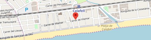 Restaurante Casa Pedro Calafell en el mapa