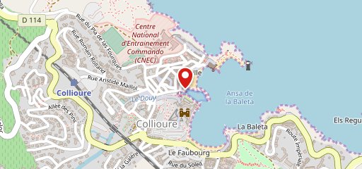 Casa Salvador Collioure sur la carte