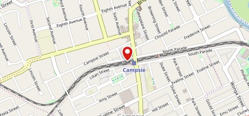 Cazam Cafe Campsie on map