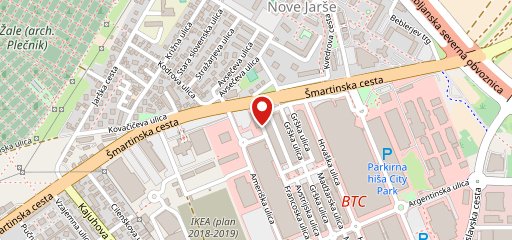 Chang, Ljubljana BTC en el mapa