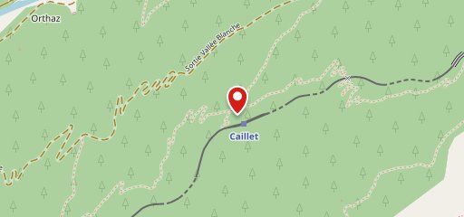 Chalet - Buvette of Caillet on map