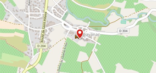 Hotel Chateau De Cavanac on map