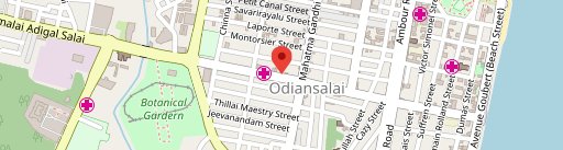 Toast Club and Kitchen Resto Bar in Pondicherry on map