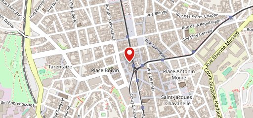 Chez Les Fondus Saint Étienne на карте