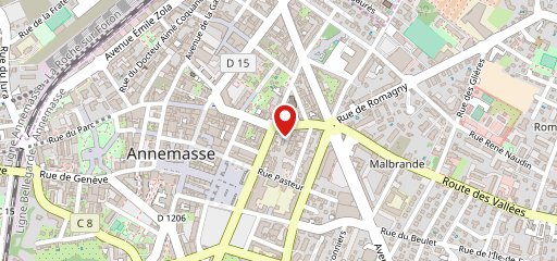 Chez Mademoiselle - Restaurant Annemasse en el mapa