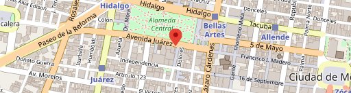 Chili's Alameda en el mapa