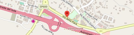 Chiosco Punto D’Incontro Valmontone sulla mappa