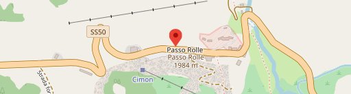 Cimon Stube - Passo Rolle sulla mappa