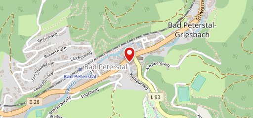 City Pizza & Kebab Haus Bad Peterstal en el mapa