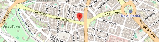 La Civetta LudoPub Roma con Giochi da Tavolo sulla mappa