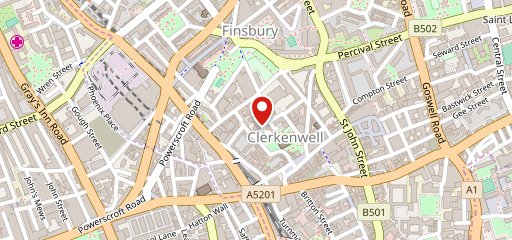 The Clerkenwell Kitchen on map