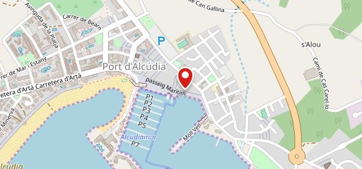 Club Restaurant Bellavista en el mapa