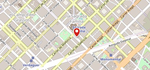 Condal Tapes Bar Sagrada Família on map